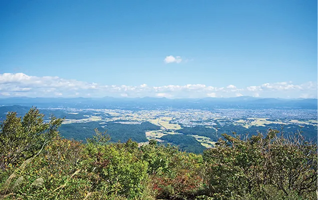 内陸特有の寒暖差