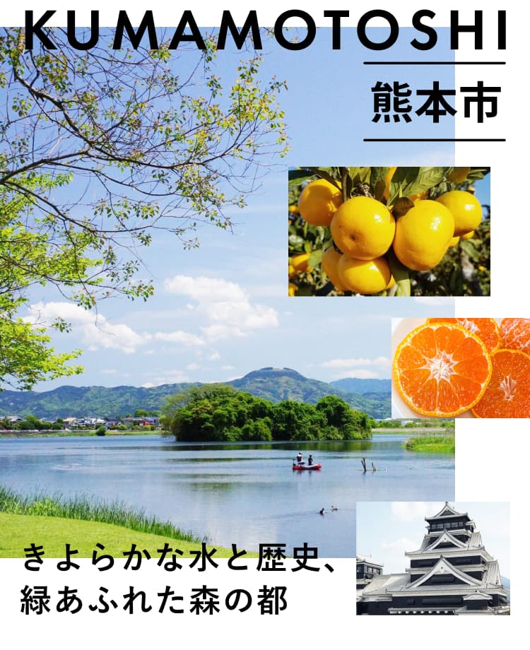 熊本市 | きよらかな水と歴史、緑あふれた森の都