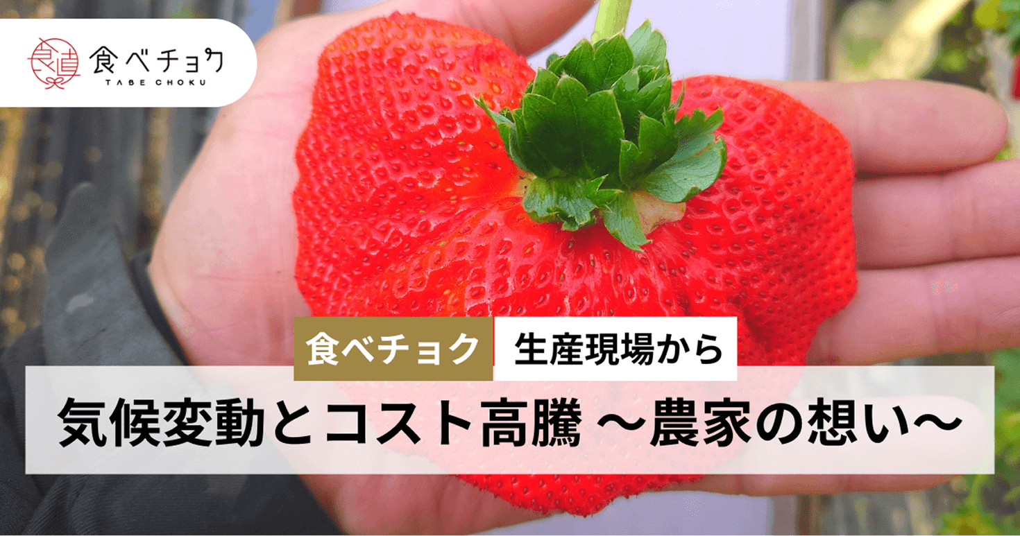 気候変動とコスト高騰 農家の思い
